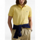 Polo RALPH LAUREN - SSKCCMSLM1-SHORT Sleeve-knit - Wicket Yellow C7952 - 710680784442/WICKET Yellow C7952