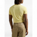 Polo RALPH LAUREN - SSCNCMSLM2-SHORT Sleeve-t-shirt - Wicket Yellow C7952 - 710671438435/WICKET Yellow C7952