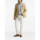 Polo RALPH LAUREN - Cubdppcs-long Sleeve-sport Shirt - 6779F Austin Blue White - 710929346018/6779F Austin Blue White