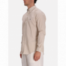 Polo RALPH LAUREN - Cubdppcs-long Sleeve-sport Shirt - 6779I Coastal Beige White - 710929346020/6779I Coastal Beige White