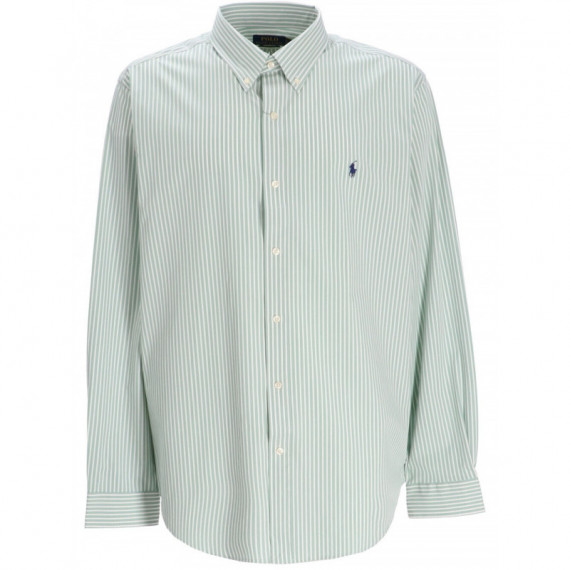 Polo RALPH LAUREN - Cubdppcs-long Sleeve-sport Shirt - 6779G Granite Green White - 710929346019/6779G Granite Green White