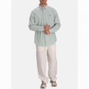 Polo RALPH LAUREN - Cubdppcs-long Sleeve-sport Shirt - 6779G Granite Green White - 710929346019/6779G Granite Green White