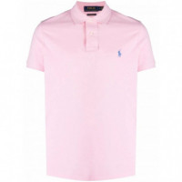 Polo RALPH LAUREN - SSKCCMSLM1-SHORT Sleeve-knit - Carmel Pink C7349 - 710782592033/CARMEL Pink C7349