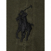 Polo RALPH LAUREN - Cls Sprt Cap-hat - Company Olive C9760 - 710667709168/COMPANY Olive C9760