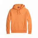 Polo RALPH LAUREN - LSPOHOODM2-LONG Sleevesweatshirt - Bedford Orange - 710916690036/BEDFORD Orange