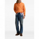 Polo RALPH LAUREN - LSPOHOODM2-LONG Sleevesweatshirt - Bedford Orange - 710916690036/BEDFORD Orange