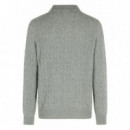 Polo RALPH LAUREN - Lscableplkpp-long Sleevepullover - Fawn Grey Heather - 710974165002/FAWN Grey Heather