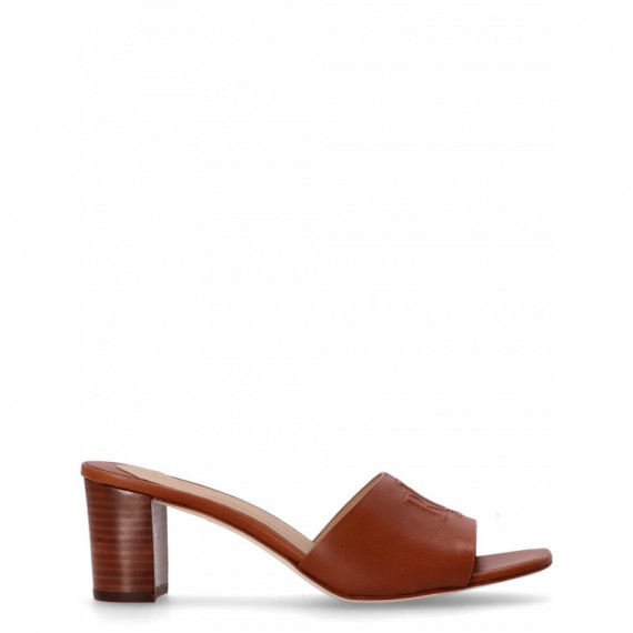 Polo RALPH LAUREN - Everley Heel Sandals Heel Sandal - Lauren Tan - 802974364002/LAUREN Tan