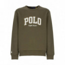 Polo RALPH LAUREN - LSCNM7-LONG Sleeve-sweatshirt - Canopy Olive - 710981153004/CANOPY Olive