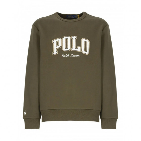 Polo RALPH LAUREN - LSCNM7-LONG Sleeve-sweatshirt - Canopy Olive - 710981153004/CANOPY Olive