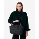 M Top Handle Bag Noir  LACOSTE