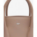 M Top Handle Bag Taupe  LACOSTE