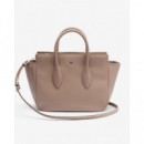 M Top Handle Bag Taupe  LACOSTE