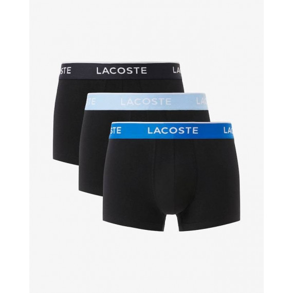 Pack de 3 Boxers Courts Noir/marina-pano  LACOSTE