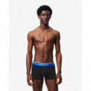 Pack de 3 Boxers Courts Noir/marina-pano  LACOSTE