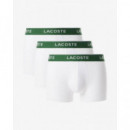Pack de 3 Boxers Courts Blanc  LACOSTE