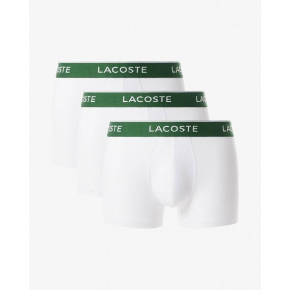 Pack de 3 Boxers Courts Blanc  LACOSTE