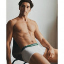 Pack de 3 Boxers Courts Noir/blanc-argen  LACOSTE