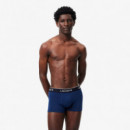 Pack de 3 Boxers Courts Marine/rouge-met  LACOSTE