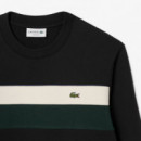 Sweatshirt Noir/laponie-sinople  LACOSTE