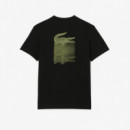 Tee-shirt Noir  LACOSTE
