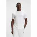 Tee Check Toc 10267204 01 White  BOSS