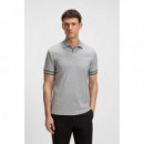 Polo Zone 10273348 01 Silver  BOSS