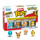 Blister 4 Figuras Bitty Pop Pokemon Squirtle  FUNKO
