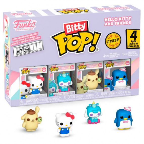 Blister 4 Figuras Bitty Pop Hello Kitty And Friends Hello Kitty  FUNKO