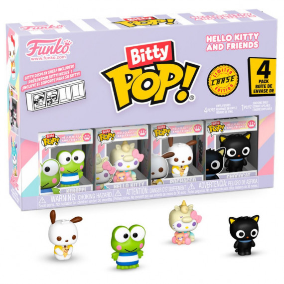 Blister 4 Figuras Bitty Pop Hello Kitty And Friends Keroppi  FUNKO