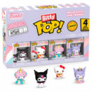 Blister 4 Figuras Bitty Pop Hello Kitty And Friends Kuromi  FUNKO