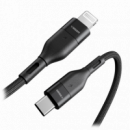 Cable VEGER USB 2.0  Conexión Usb-c a Lightning de Nylon Trenzado 1.2M