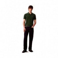 Polo Clásico de Piqué de Algodón  CALVIN KLEIN