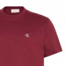 Camiseta Holgada con Logo Monograma Bordado  CALVIN KLEIN