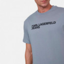 Camiseta con Logotipo  KARL LAGERFELD JEANS