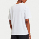 Camiseta con Logotipo Borroso de Klj  KARL LAGERFELD JEANS