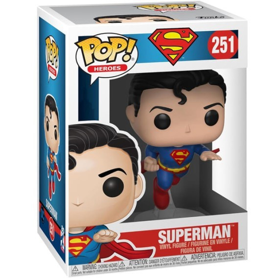 FUNKO Pop Superman Volando 80 Aniversario Exclusivo 251