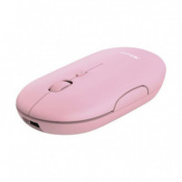TRUST Raton Inalambrico Puck Rosa - Guanxe Atlantic Marketplace