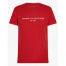 TOMMY HILFIGER - Tommy Logo Tee - Xld - F|MW0MW11797/XLD