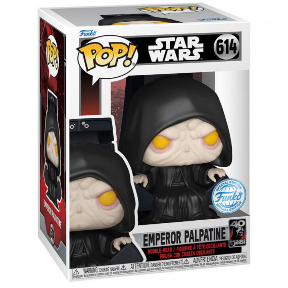 FUNKO Pop Emperador Palpatine Star Wars Exclusivo 614