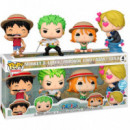 Pack 4 FUNKO Pop One Piece Exclusivo