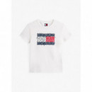 Tjw Reg Floral Flag Tee Ecru  TOMMY JEANS