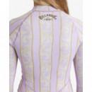 BILLABONG - Salty Dayz Natural Light Long´arm Front Zip 1MM. - Wetsuits
