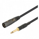 Cable Xlr-canon Macho a Jack Macho Mono 6,3MM 5MTRS.  NIMO
