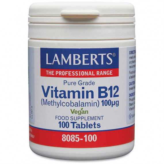 LAMBERTS VITAMINA B12 100 TAMBLETAS 8085