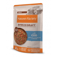 Natures Variety Gato Adulto Bocaditos Bacalao Pouch 90 Gr  NATURE'S VARIETY