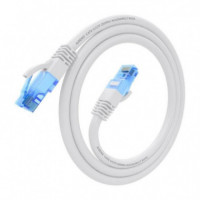 Cable de Red CAT.6 Utp 0.75M AISENS White