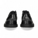 Blucher Wallavy Piel Negro  CAMPER