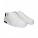 Talon Negro Deportivo Logo Blanco  ARMANI EXCHANGE