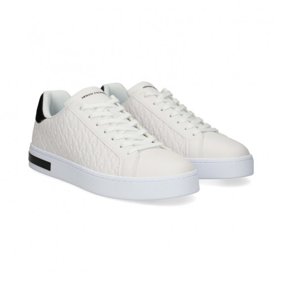 Talon Negro Deportivo Logo Blanco  ARMANI EXCHANGE